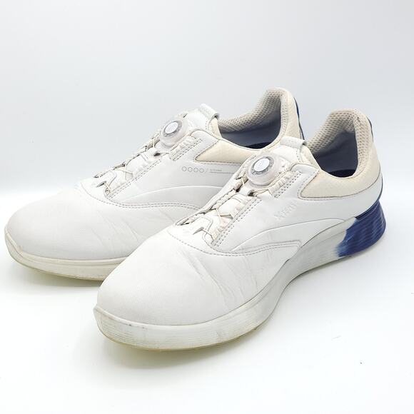ECCO  Golf D-Three Boa white blue men's size 42  9 us - Picture 4 of 9